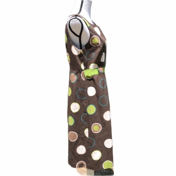 Jessica Howard Brown Polka Dot Dress Size … - Picture 3 of 11